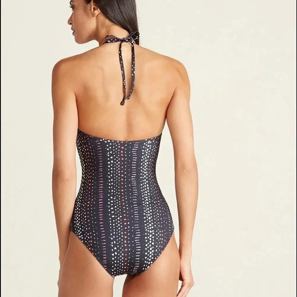 Rachel Roy Navy Multi One Piece Swimsuit - Picture 3 of 10